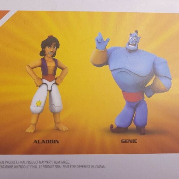 Disney Toybox Genie with Lamp Action Figure from Aladdin New - Picture 3 of 5